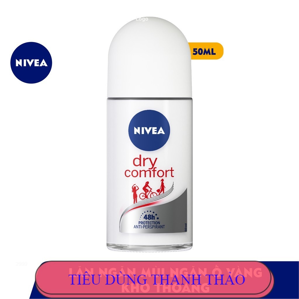 Lăn Khử Mùi Nivea Nữ 50ml - Giảm tiết mồ hôi và ngăn mùi hiệu quả suốt 48h