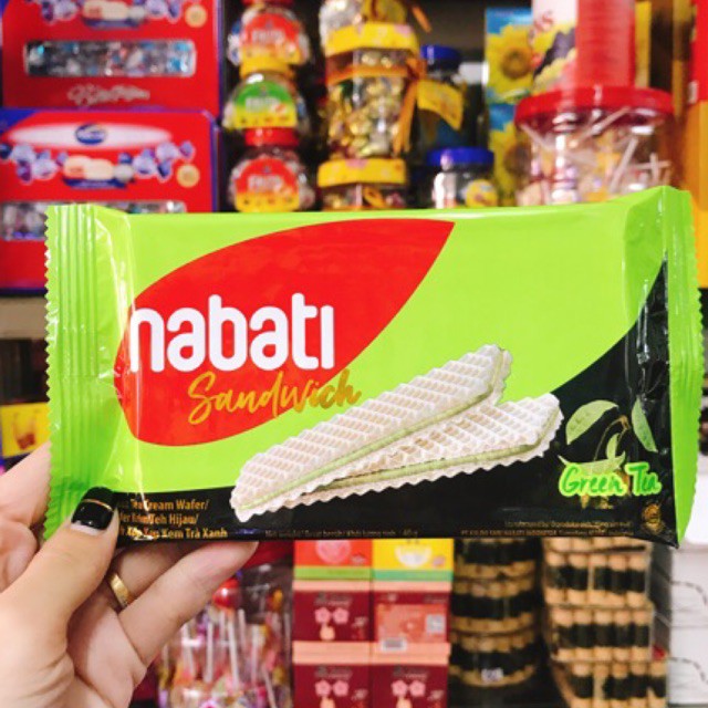 Bánh Xốp Nabati Vị Trà Xanh (40g)