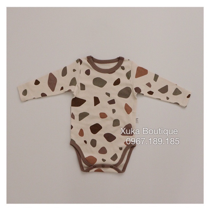 Set Body và Quần cho bé sơ sinh 0-2 tuổi Hàn Quốc Cotton dài tay thu đông