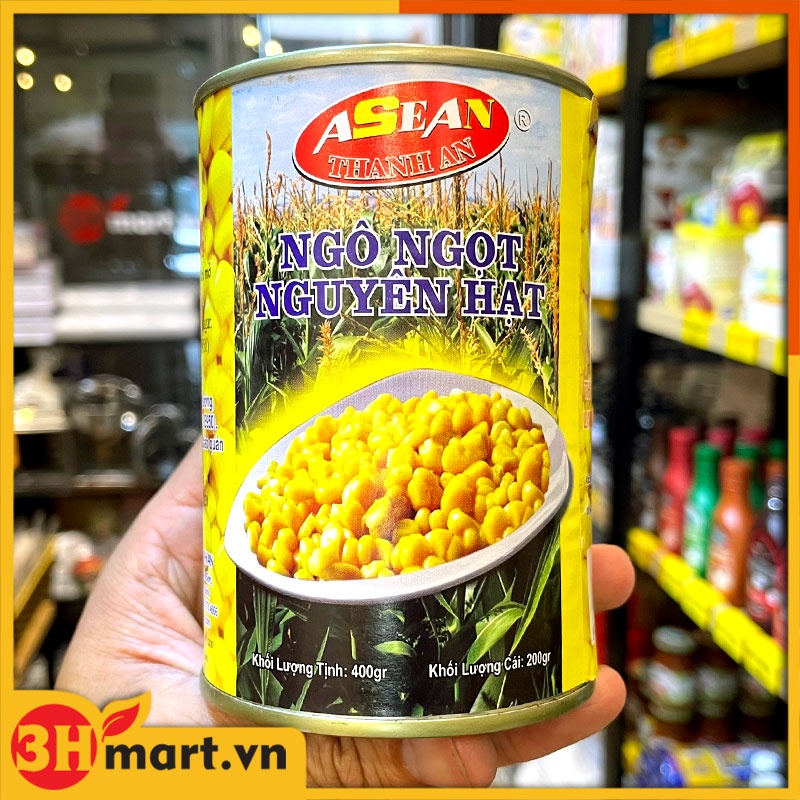 Ngô ngọt nguyên hạt ASEAN - Lon 400G