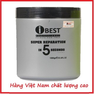 Kem ủ - hấp tóc mềm mượt thần kỳ 5 giây ibest 1000ml