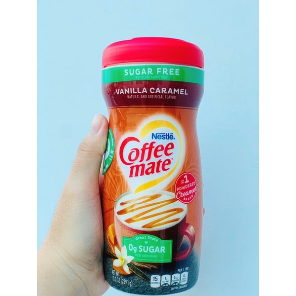 Bột kem Coffee Mate Sugar Free không đường ăn kiêng-keto-tiểu đường -gymer