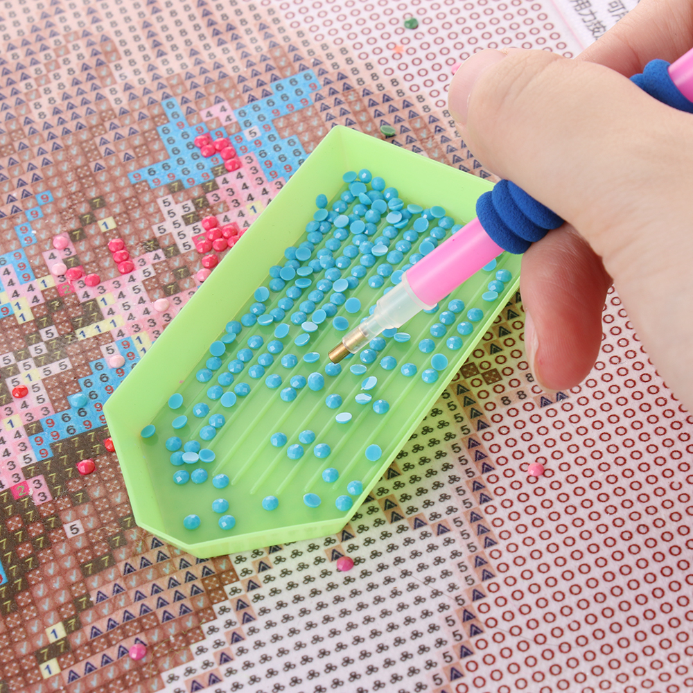 Set 4 Bút Đính Đá Làm Tranh Đính Đá 5D Chống Mệt Mỏi DIY