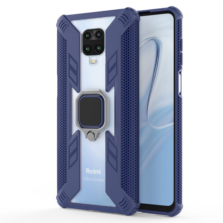 Ốp lưng cho Xiaomi Redmi Note 9S - Note 9 Pro - iRON - MAN IRING TRONG SUỐT Nhựa PC cứng viền dẻo chống sốc