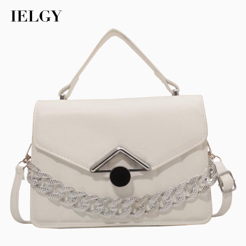 Túi đeo chéo vai IELGY màu trơn thời trang cho nữ