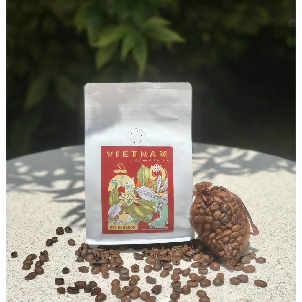 Cà Phê Đặc sản Arabica 100% Red Bourbon - The Married Beans (Túi 250gram) | BigBuy360 - bigbuy360.vn