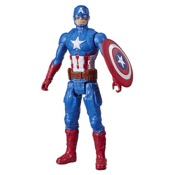 Đồ Chơi Mô hình MATTEL siêu anh hùng Captain America 30cm oai hùng AVENGERS E7877