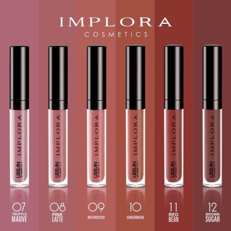 (hàng Mới Về) Son Kem Lì Trang Điểm Lâu Trôi 2.5g Implora Urban | BigBuy360 - bigbuy360.vn