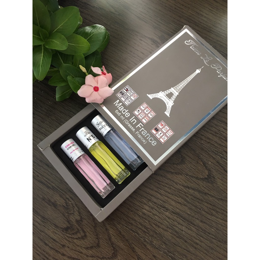 Nước hoa tháp 6 chai. | Thế Giới Skin Care