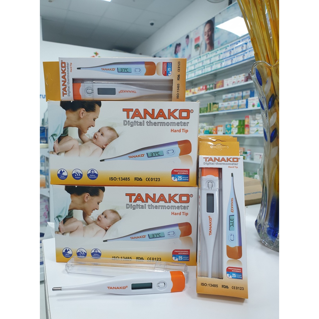 Nhiệt Kế Điện Tử TANAKO Đầu Mềm - Nhận kết quả nhanh sau 30 giây -Tanaphar