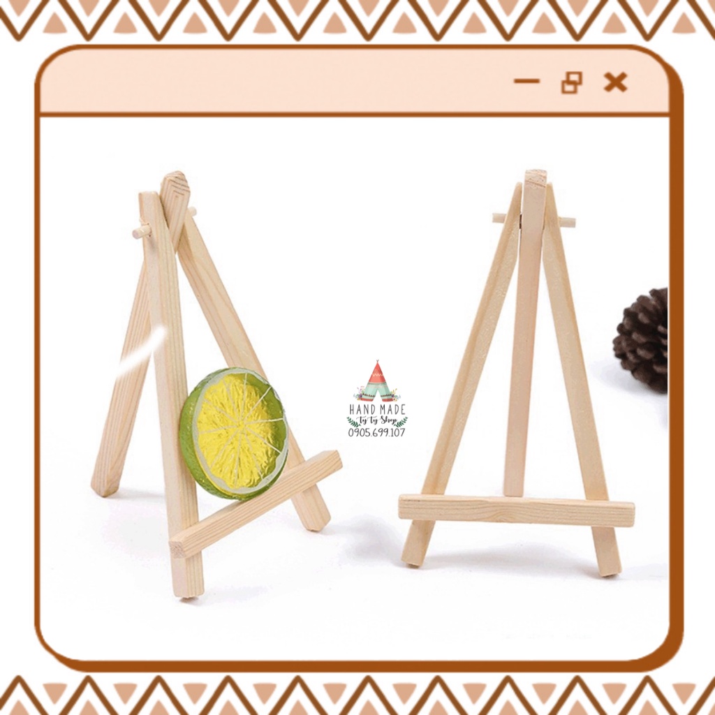 Giá Đỡ Điện Thoại Hoặc Đỡ Khung Ảnh Mini Chất Liệu Gỗ