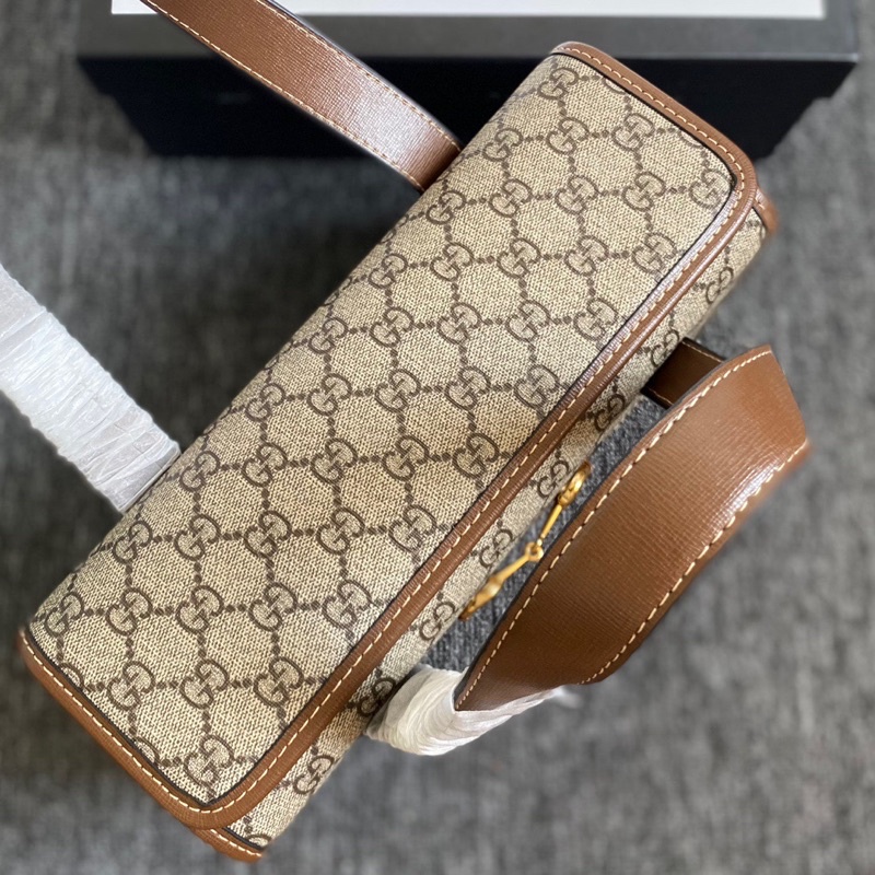 Túi xách nữ thương hiệu Gucci GC cao cấp da thật dáng hộp chữ nhật
