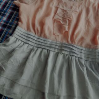 Áo kiểu vải voan phối lụa  siêu đẹp hàng secondhand
Size M