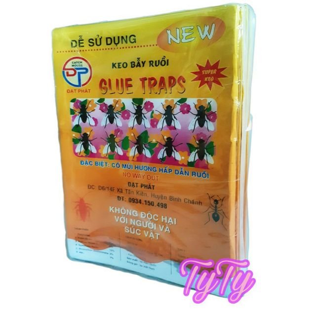 Bộ Keo Bẫy Ruồi Không Còn Lo Những Con Ruồi Bay Lả Bay La💪