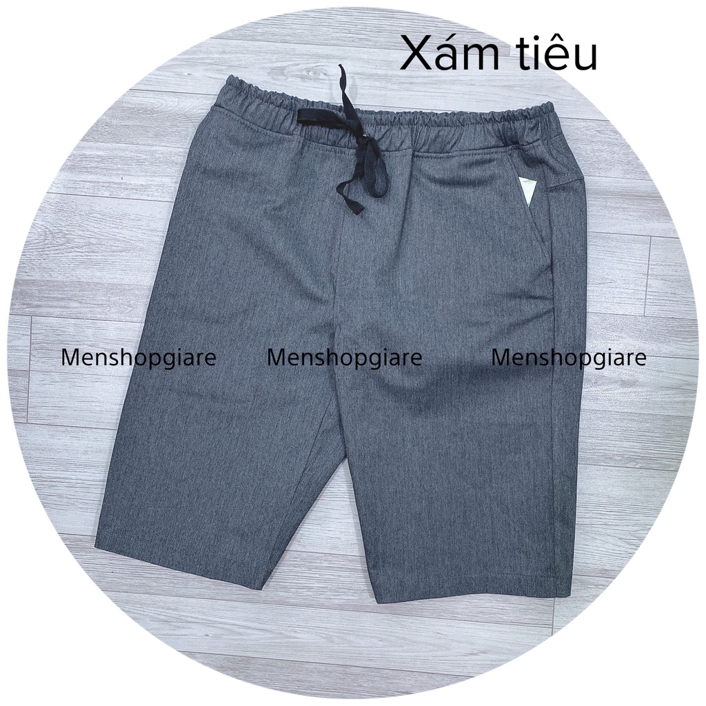 QUẦN ĐÙI LƯNG THUN NAM - KAKI CO GIÃN