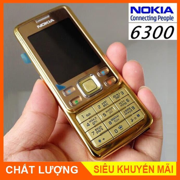 Điện Thoại NOKIA 6300 Màu Gold - Main Zin, Màn Hình Zin - Bảo Hành 12 Tháng