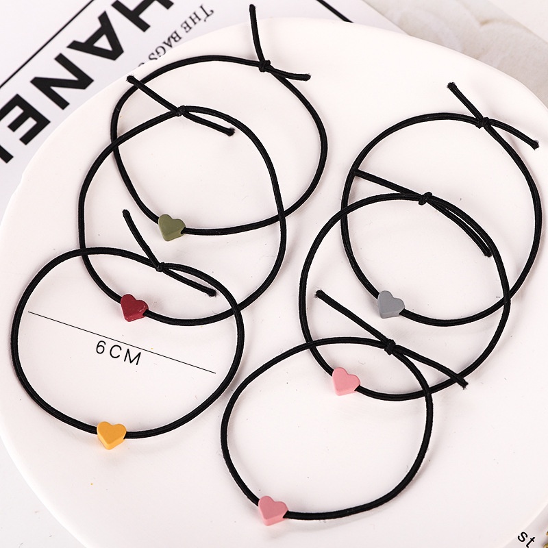 Dây buộc tóc co giãn nhiều màu sắc đa năng