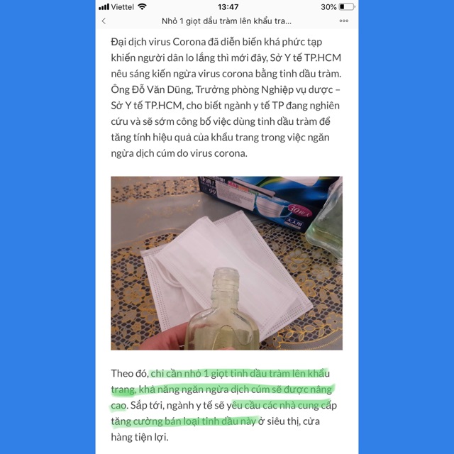 Tinh Dầu Tràm Gió Cho Trẻ Sơ Sinh 10-100ml  + Tặng Vòng Dâu Tằm Khi Đặt Chai 50ml - Giảm Ho, Cảm Lạnh, Sổ Mũi, Nghẹt Mũi