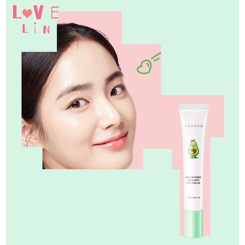 Kem Dưỡng Ẩm Làm Săn Chắc Da Mắt Chiết Xuất Bơ Niacinamide Hàn Quốc Yusu