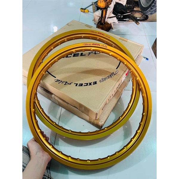 Niềng excel xanh, đỏ, vàng