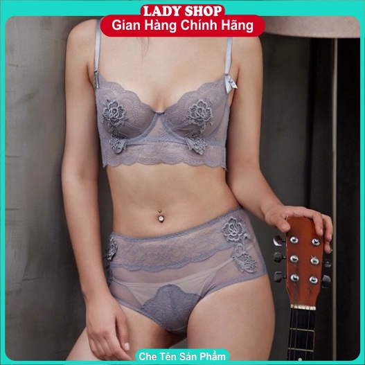 BỘ ÁO LÓT REN CAO CẤP 🔥KÈM QUÀ TẶNG 🔥 Bộ lót charm hoa hồng có gọng không mút đệm,ôm ngực nâng ngực cực đỉnh. | BigBuy360 - bigbuy360.vn