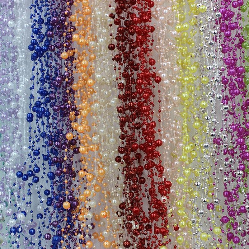 Hạt ngọc nhựa, dây hạt cườm 10 mét làm bó hoa cưới, làm đồ thủ công handmade sang trọng