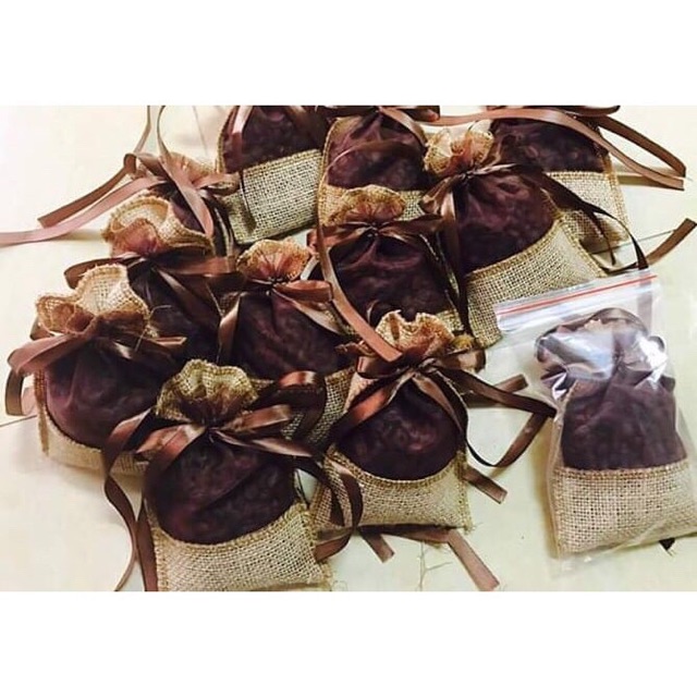 Túi thơm cafe nguyên hạt treo xe, phòng khách, tủ quần áo thơm lâu phukienxehoiTH