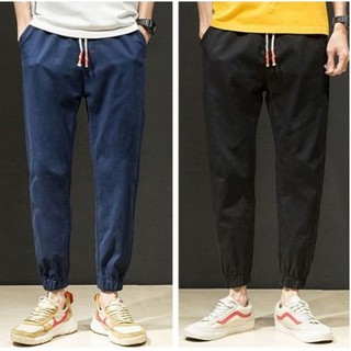 Quần Jogger Kaki Nam Màu Xanh Đen Thời Trang