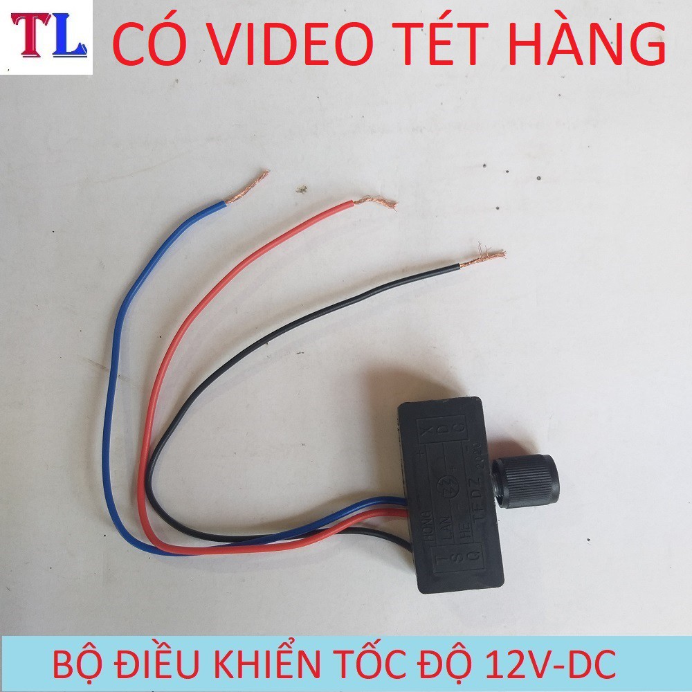 Bộ điều chỉnh tốc độ máy bơm mini - Chiết áp điều tốc 12v