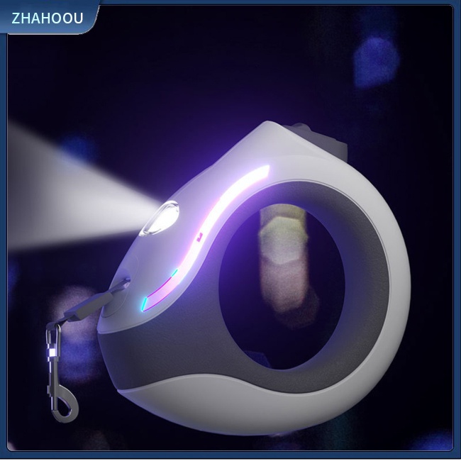 ☃Nhà☃ Dây Dắt Thú Cưng Đi Dạo Có Đèn Sạc Loại c Tự Động Thu Gọn Tiện Dụng