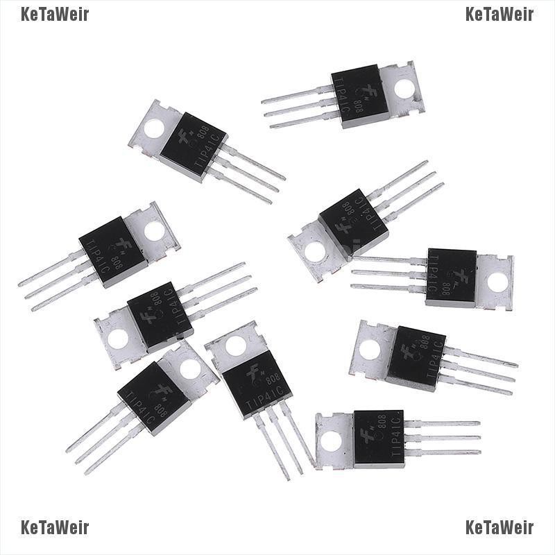 Bộ 10 Linh Kiện Bán Dẫn Ketaweir Tip41C Tip41 Npn Transistor To-220 Chất Lượng Cao