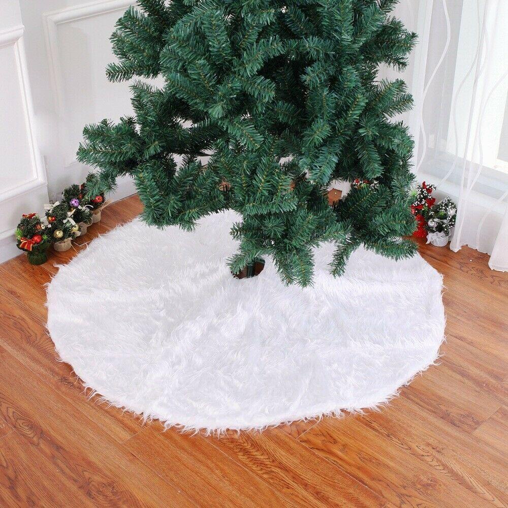 Thảm Lông Giả Màu Trắng Lót Cây Thông Noel