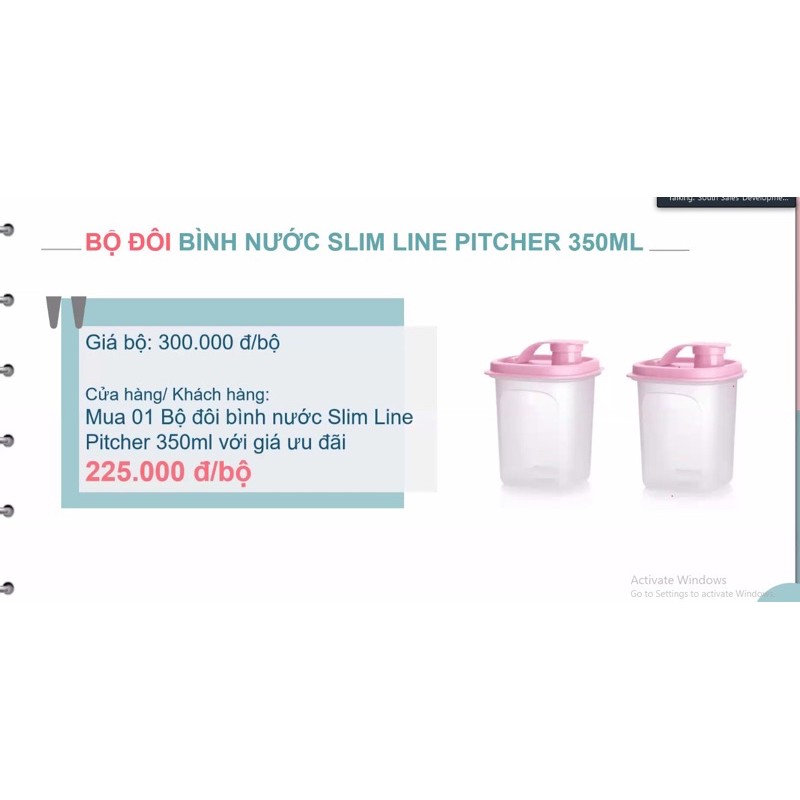 thanh lý Tupperware -  Hộp Large Stak N Stor: 2.2L xước nắp siêu rẻ 300k/2hộp