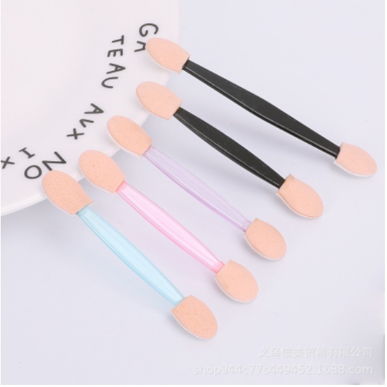 [Set 10 chiếc] Cọ đánh phấn mắt/ môi 2 đầu chất lượng cao DUASHOP