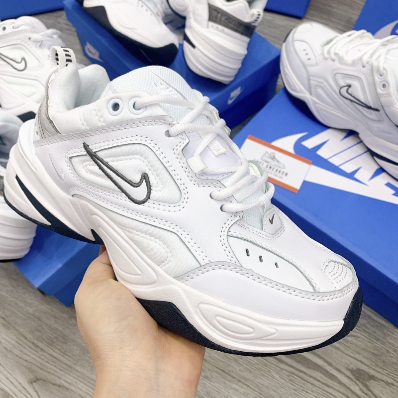 Giày Thể Thao M2K Tekno Trắng Đen Cao Cấp [FULL BOX] Giầy sneaker xám trắng tăng chiều cao nam nữ hottrend