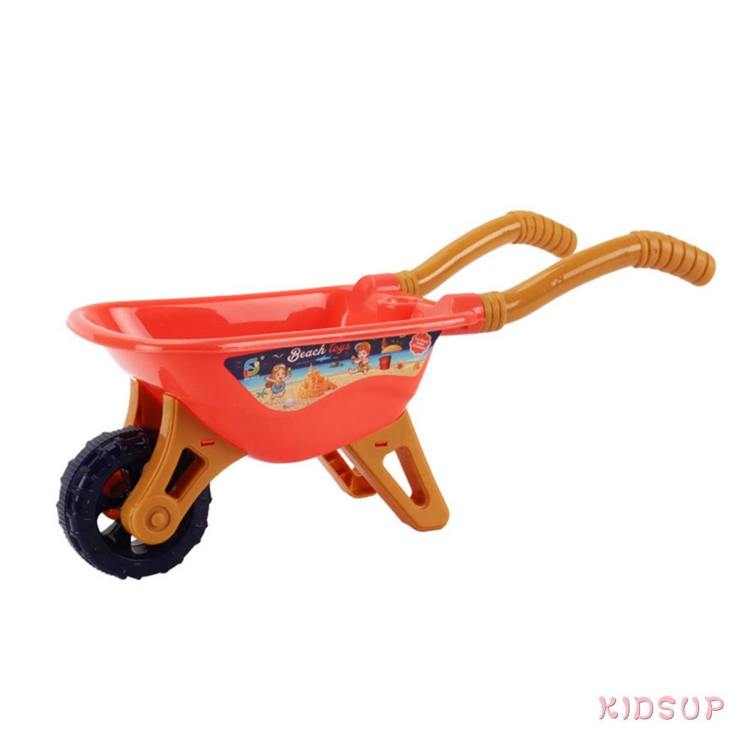 Set Đồ Chơi 1 Hoặc 6 Món Gồm Xe Đẩy Cát Kèm Túi Lưới Và Xẻng Xúc Cát Vui Nhộn Cho Bé Khi Đi Biển