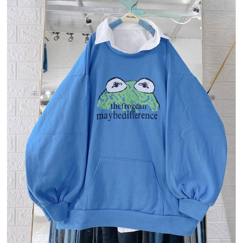 [ Mã FAMAYWA giảm 10K đơn 50K] Áo bomber xanh hình