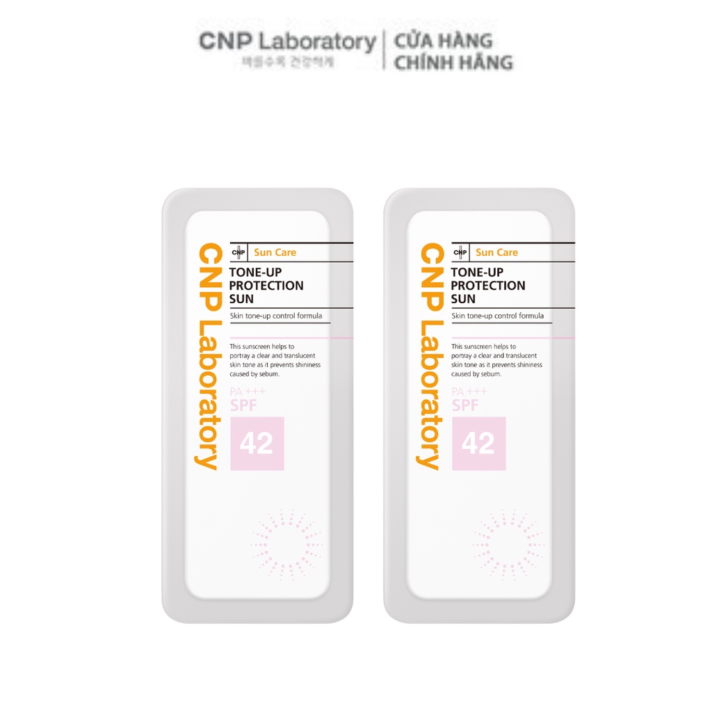 [HB Gift] Combo 2 gói Kem chống nắng nâng tông da CNP Laboratory Tone-Up Protection Sun SPF42/PA+++ Gimmick