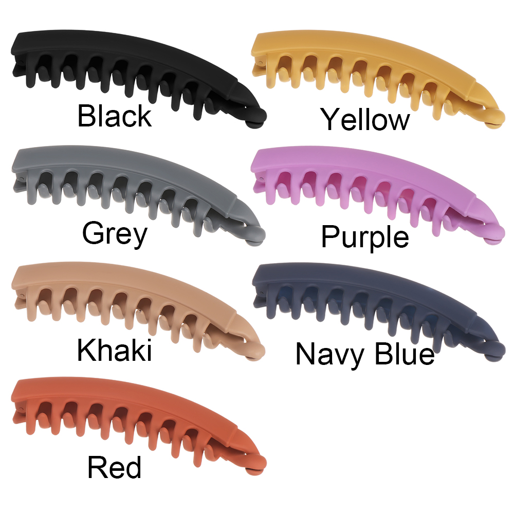 Kẹp tóc càng cua màu trơn thời trang cho nữ