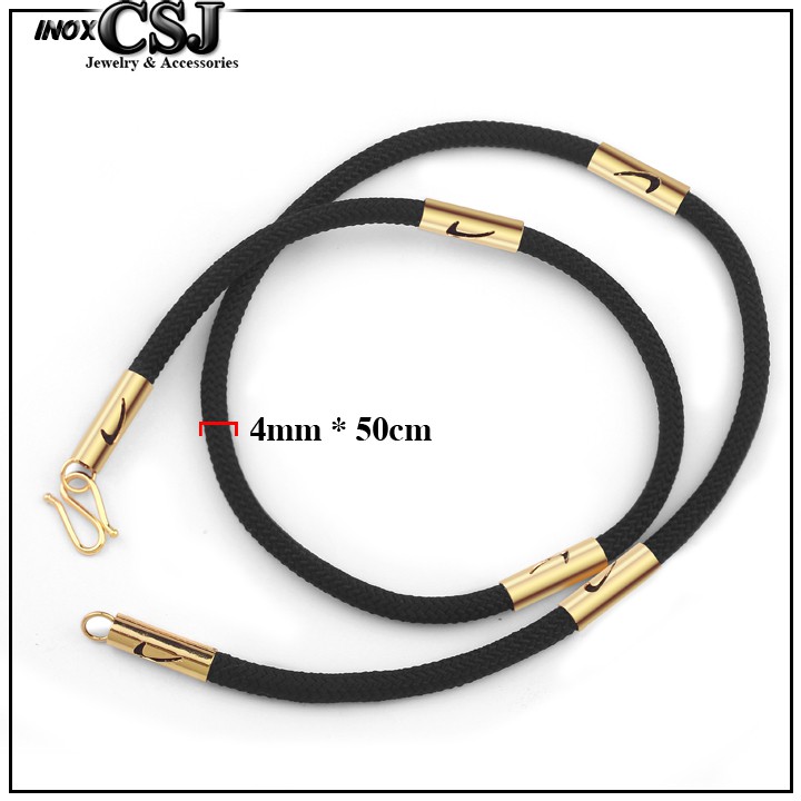 Dây chuyền dù Thái bọc khoen N mạ vàng đẳng cấp sang trọng cho phái mạnh