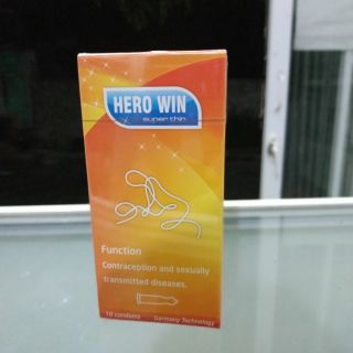 Bao Cao Su Hero Win trơn và Gân gai kéo dài.