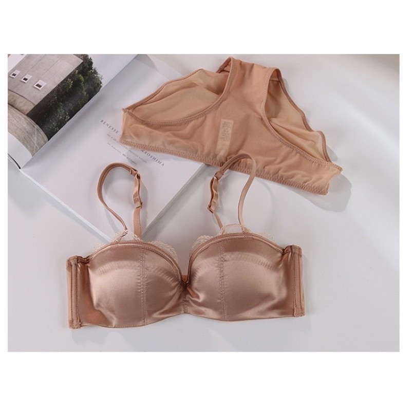 Set Bộ Lót vải lụa satin có gọng đệm nhẹ sang chảnh cuốn hút không bao giờ là hết mốt