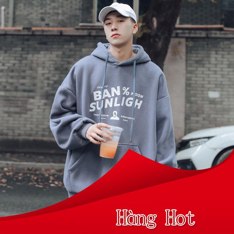 Áo Hoodie nam nữ Tay Dài Phong Cách Hàn Quốc ,Áo sweater nam nữ from rộng Unisex H2