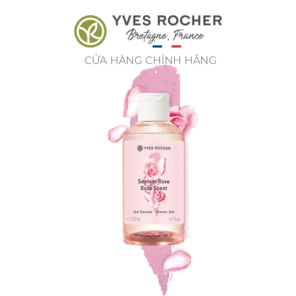 Sữa tắm Yves Rocher ROSE SCENT SHOWER GEL 200ml