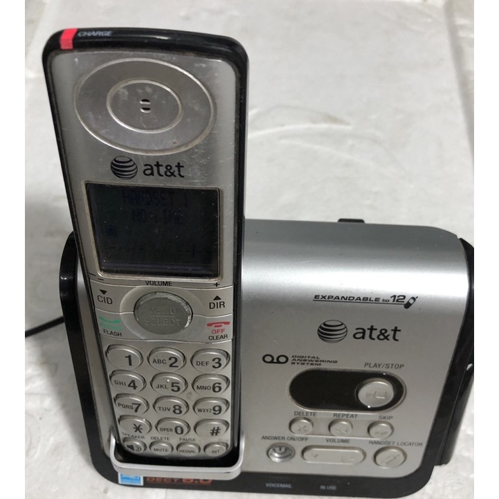 Điện thoại mẹ bồng con At&T ghi âm hiện số