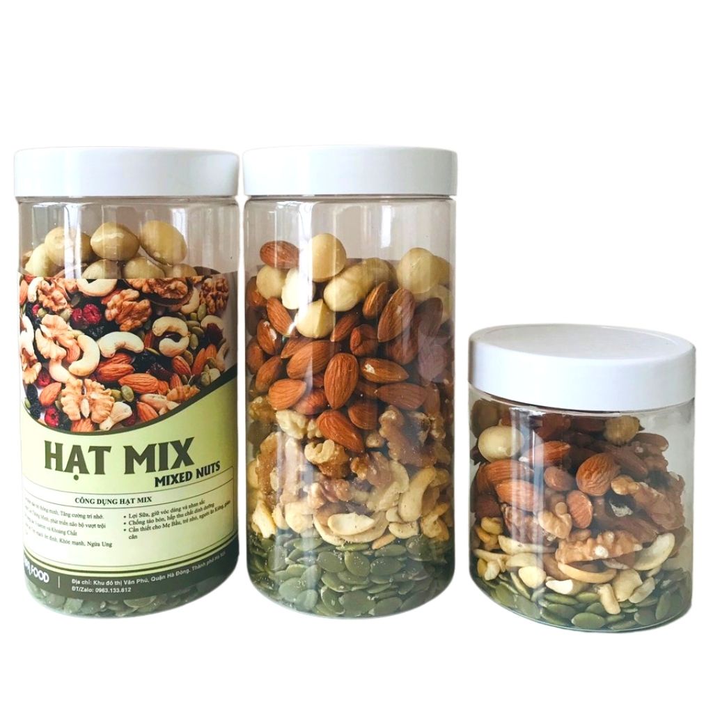 Hạt Dinh Dưỡng Mix Các Loại Hạt Tổng Hợp Sấy Khô, Óc Chó, Hạnh Nhân, Macca, Bí Xanh, Điều,Onefood68