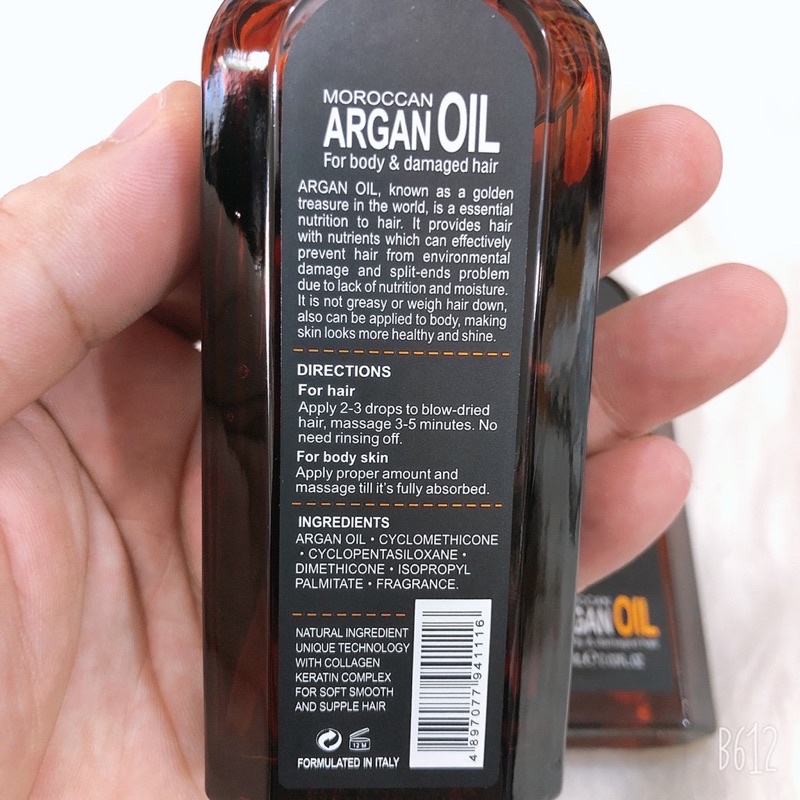 Tinh Dầu Dưỡng Tóc PALLAMINA ARGAN OIL 60ml Phục Hồi Mềm Mượt
