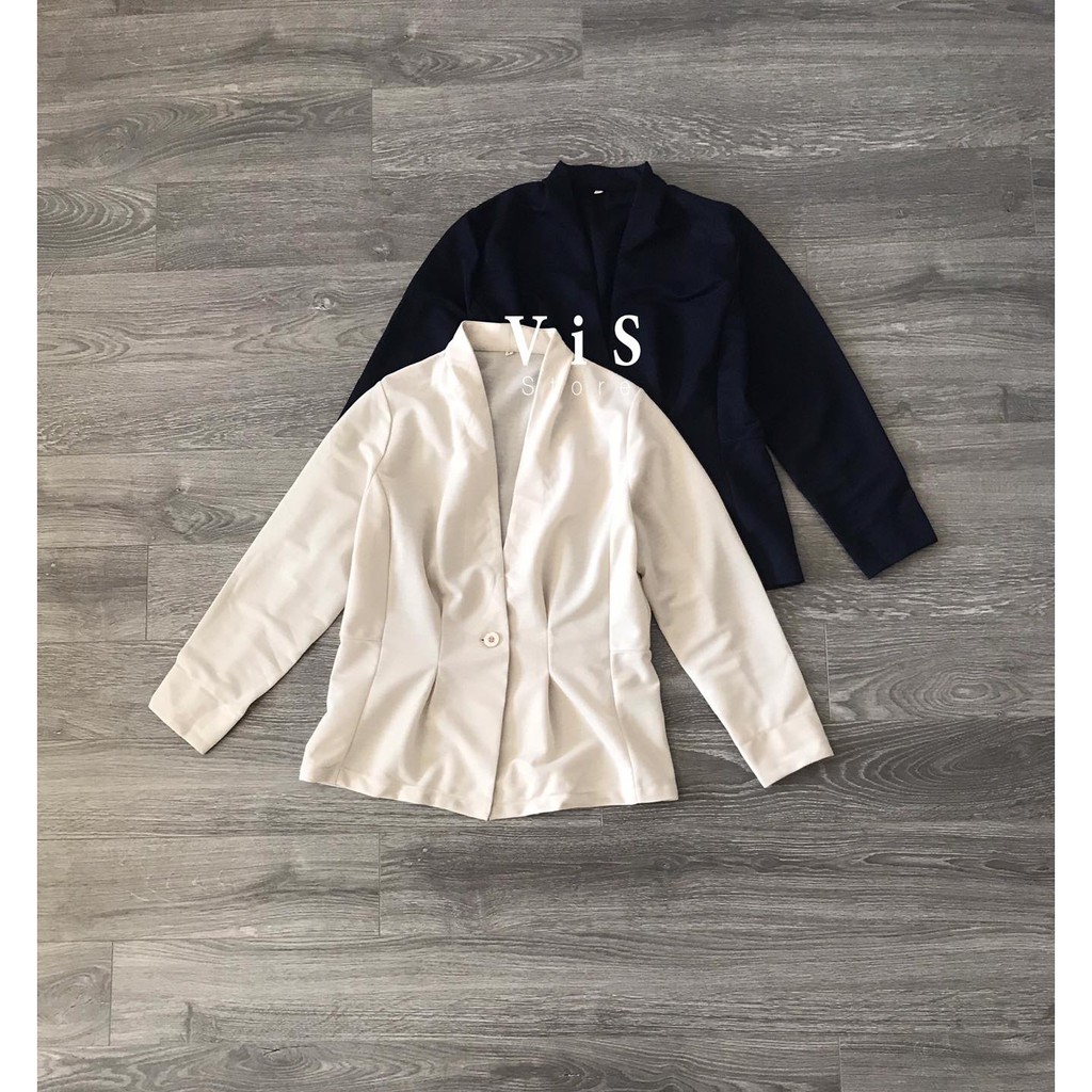 ÁO KHOÁC VEST NỮ 1 NÚT TAY DÀI