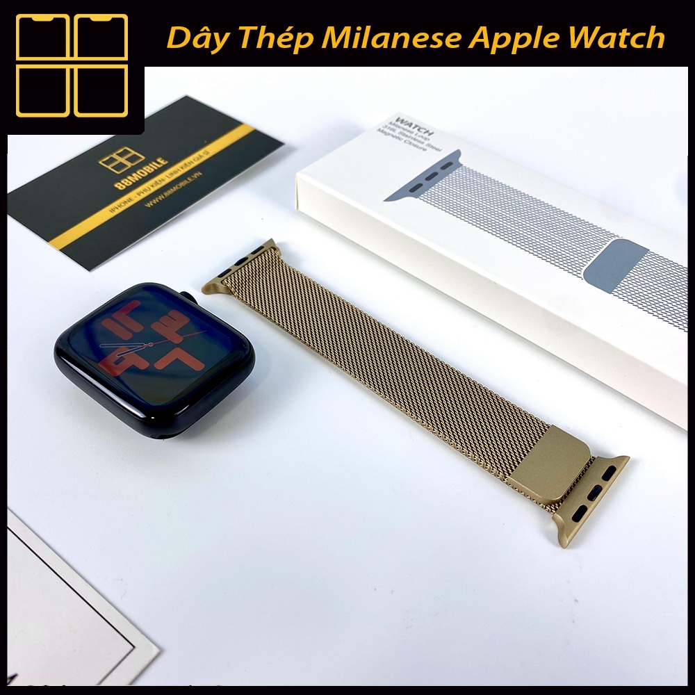 Dây Thép Apple Watch Milan Loop Cao Cấp Đủ Size 38mm/40mm/42mm/44mm 88Mobile