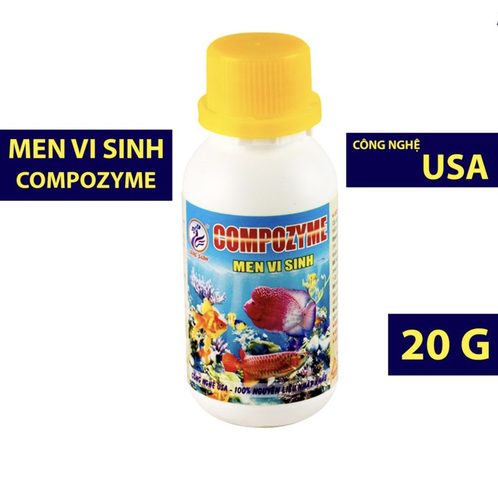 MEN VI SINH CHO HỔ CÁ COMPOZYME